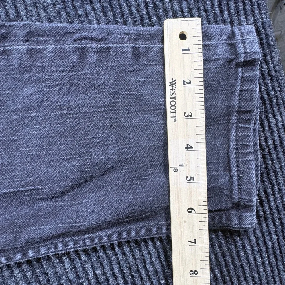 Levi Jeans Mens 34x30 Black 508 Regular Taper Faded Denim Pants